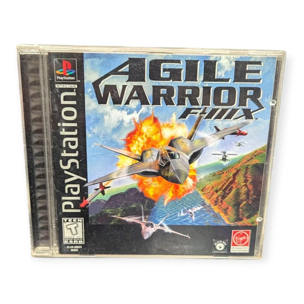 Agile Warrior F-111X‎ Sony PlayStation PS1 1995 Virgin Interactive SLUS-00023